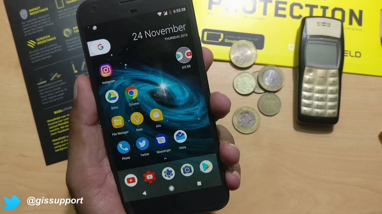 Rhino shield Screen Protector for Google Pixel XL Review (Scratch, Impact Test)