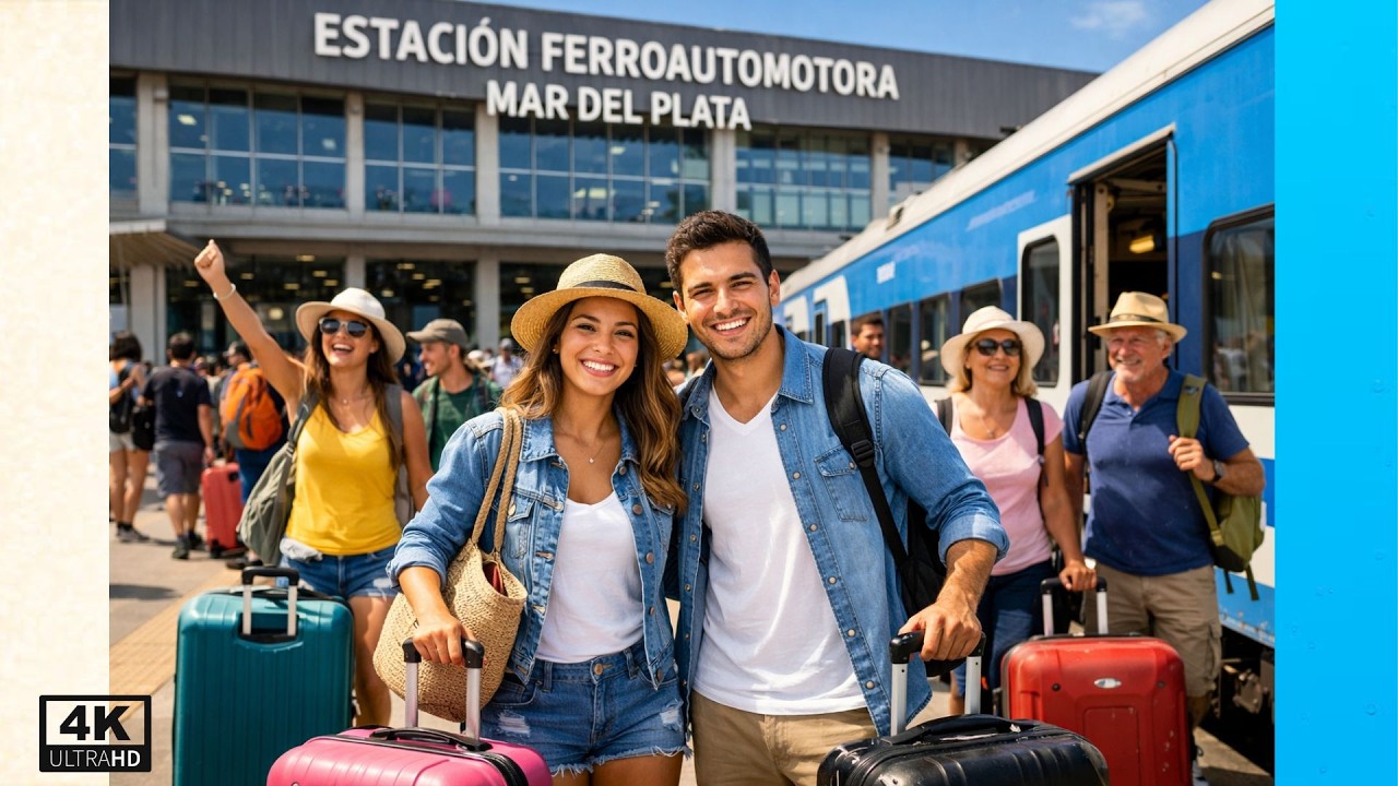 🚆 ¡NO ES SOLO UNA ESTACIÓN! Así RECIBE Mar del Plata a MILLONES de turistas en 2026