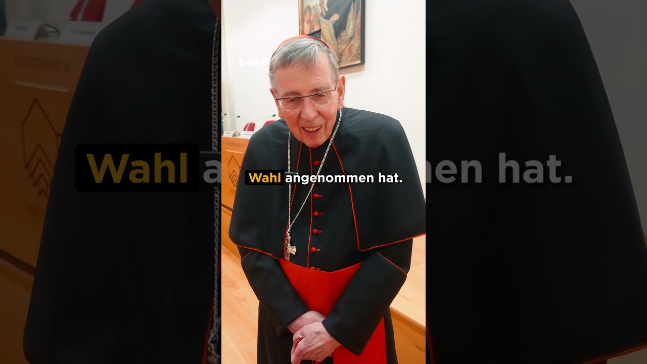 Statements von Kardinal Woelki und Kardinal Koch zu Papst Leo XIV. #shorts