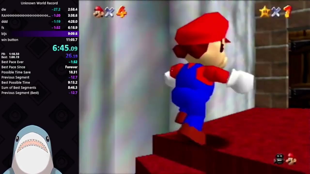 [WR] Mario Cam RTA 1 Star in 9:26