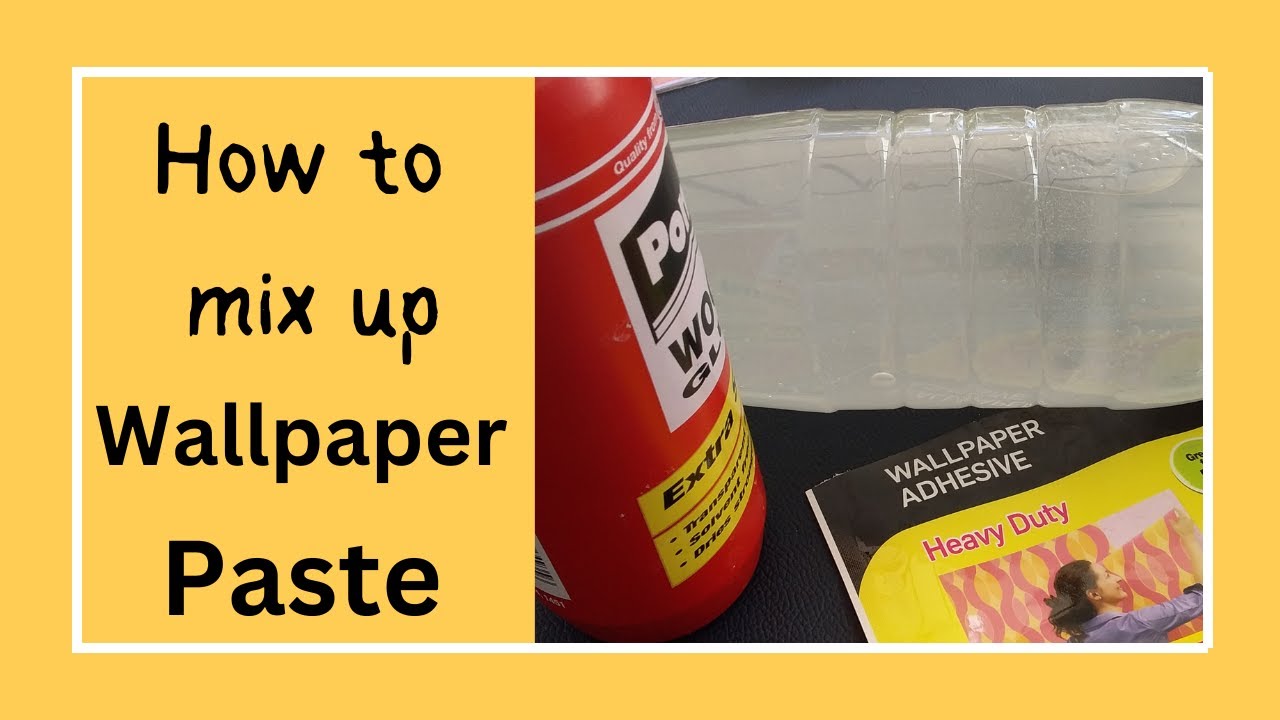 How To Mix Up Wallpaper Paste #junkjournal #mixedmedia #wallpaper