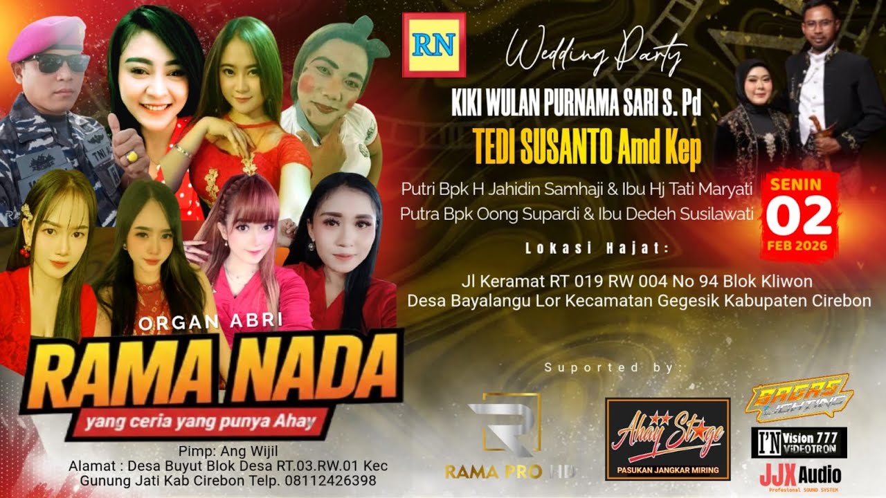 🔴 LIVE RAMA NADA || BAYALANGU - GEGESIK - CIREBON || 02 FEBRUARI 2026 || MALAM