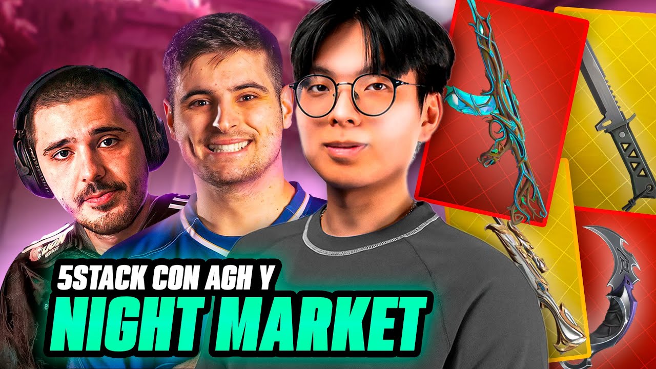 ABRO mi NIGHT MARKET y 5 STACK AGH *INCREÍBLE LO QUE ME SALE* | ViiZzzm Valorant