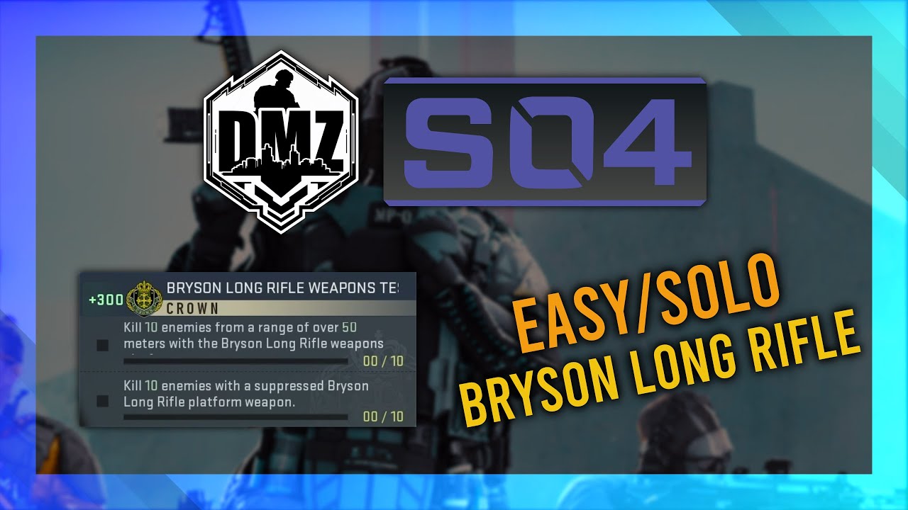 Bryson Long Rifle Weapons Testing (Crown) GUIDE | DMZ Season 4 Mission Guide | Vondel Guide