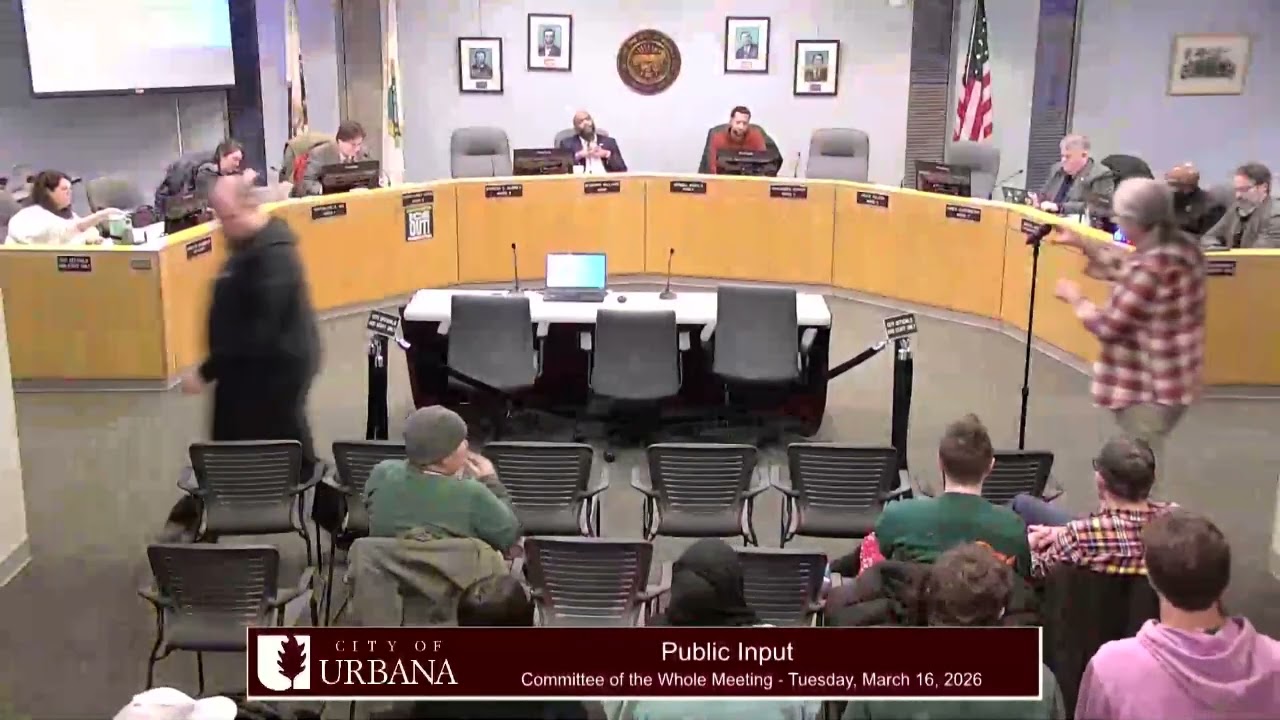 Committee of the Whole Meeting - Monday, March 16, 2026