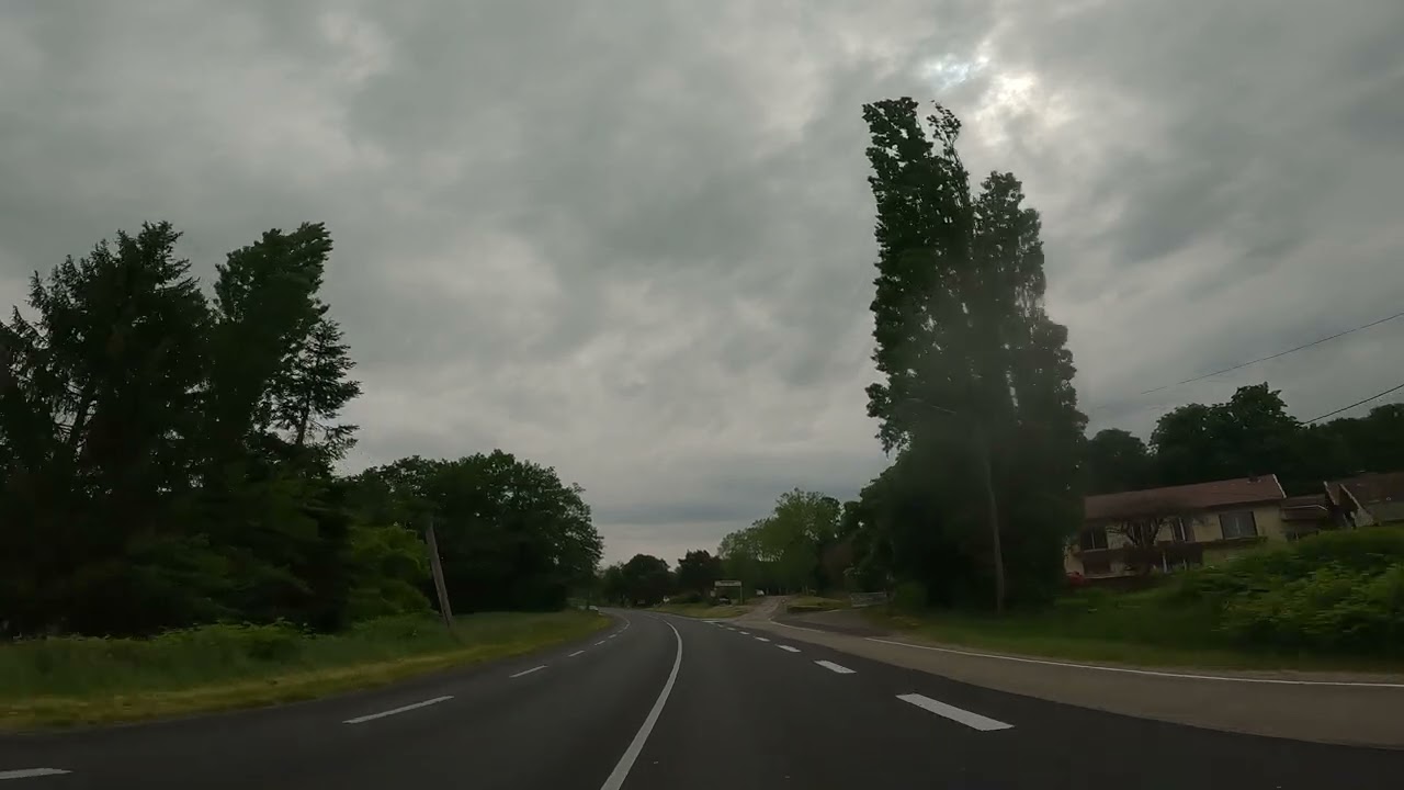 Pt18: 4K Road Trip Europe | Virtual Cycling Luxembourg to Lyon, France | Scenic Adventure & Workout