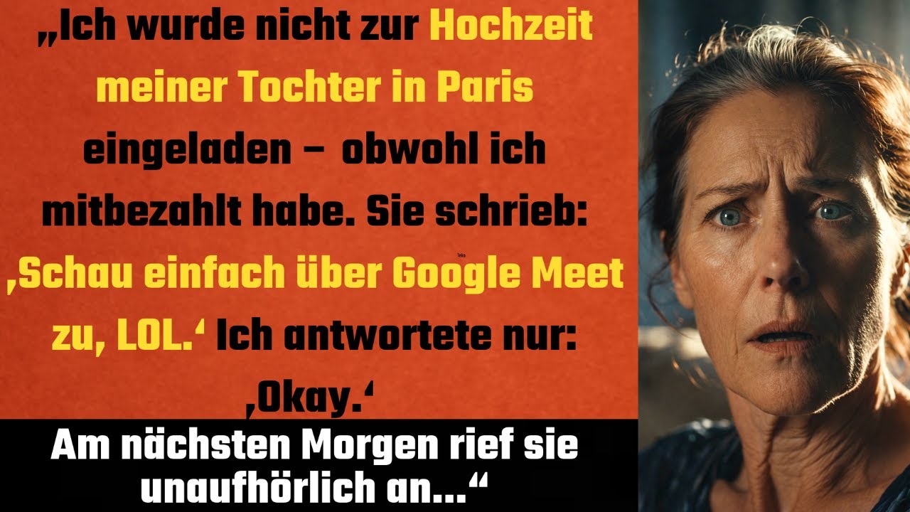 „Ich wurde ausgeladen – und niemand rechnete mit meiner Reaktion“