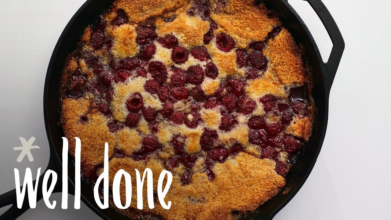 How To Make Raspberry Cobbler | Recipe | Well Done