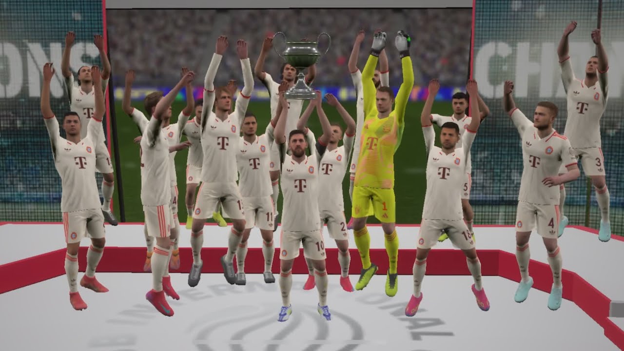 efootball pes 2025 final even fifa club world cup (cwc)|| trophy celebration