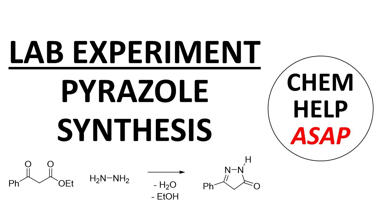 Knorr pyrazole synthesis from a ketoester - laboratory experiment