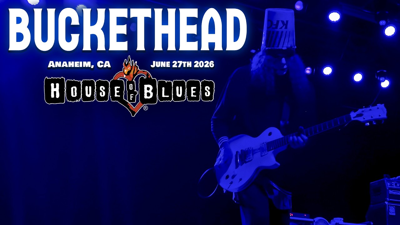 Buckethead 4K (LIVE) at House of Blues (Anaheim, CA) 2026