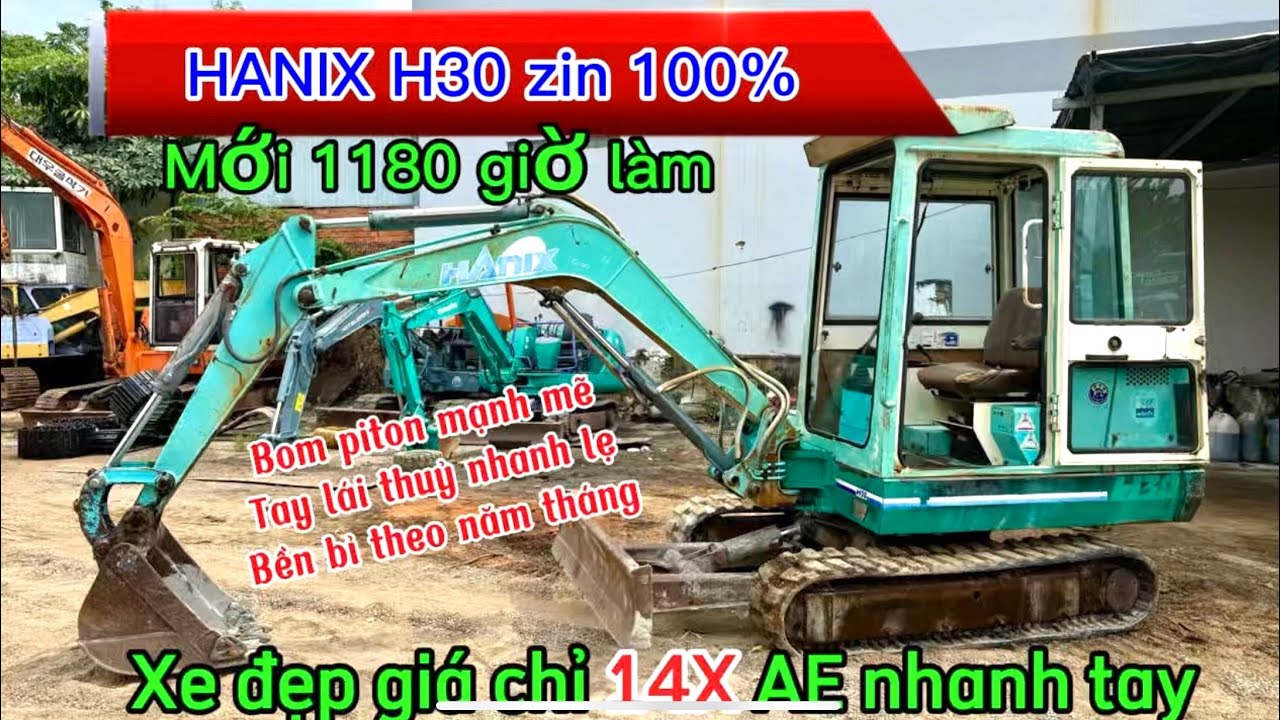 Hanix H30 của Misubishi quá bền bỉ mà giá lại rẻ dễ sử dụng.