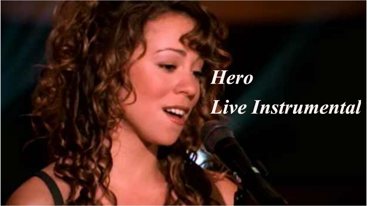 Mariah Carey Hero-Live Instrumental W/ Playback + Backing vocals