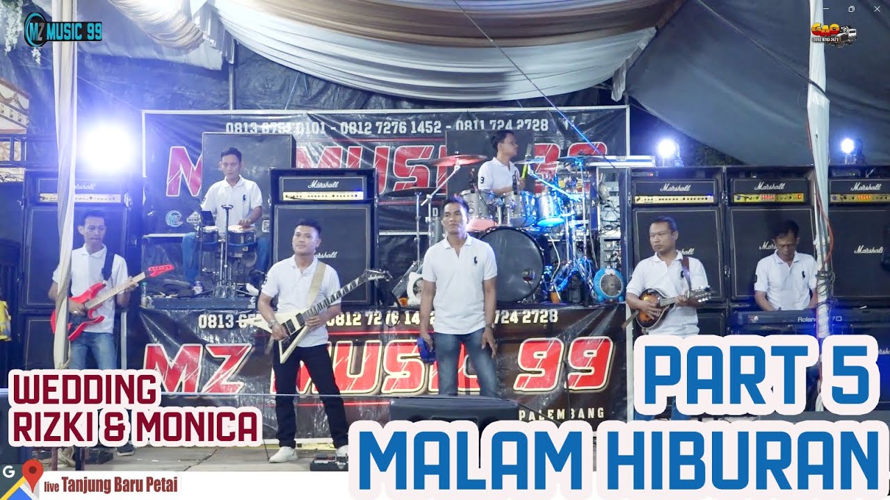 MALAM PART 5 KUMPULAN LAGU MZ MUSIC TANJUNG BARU PETAI || WEDDING RIZKI & MONICA