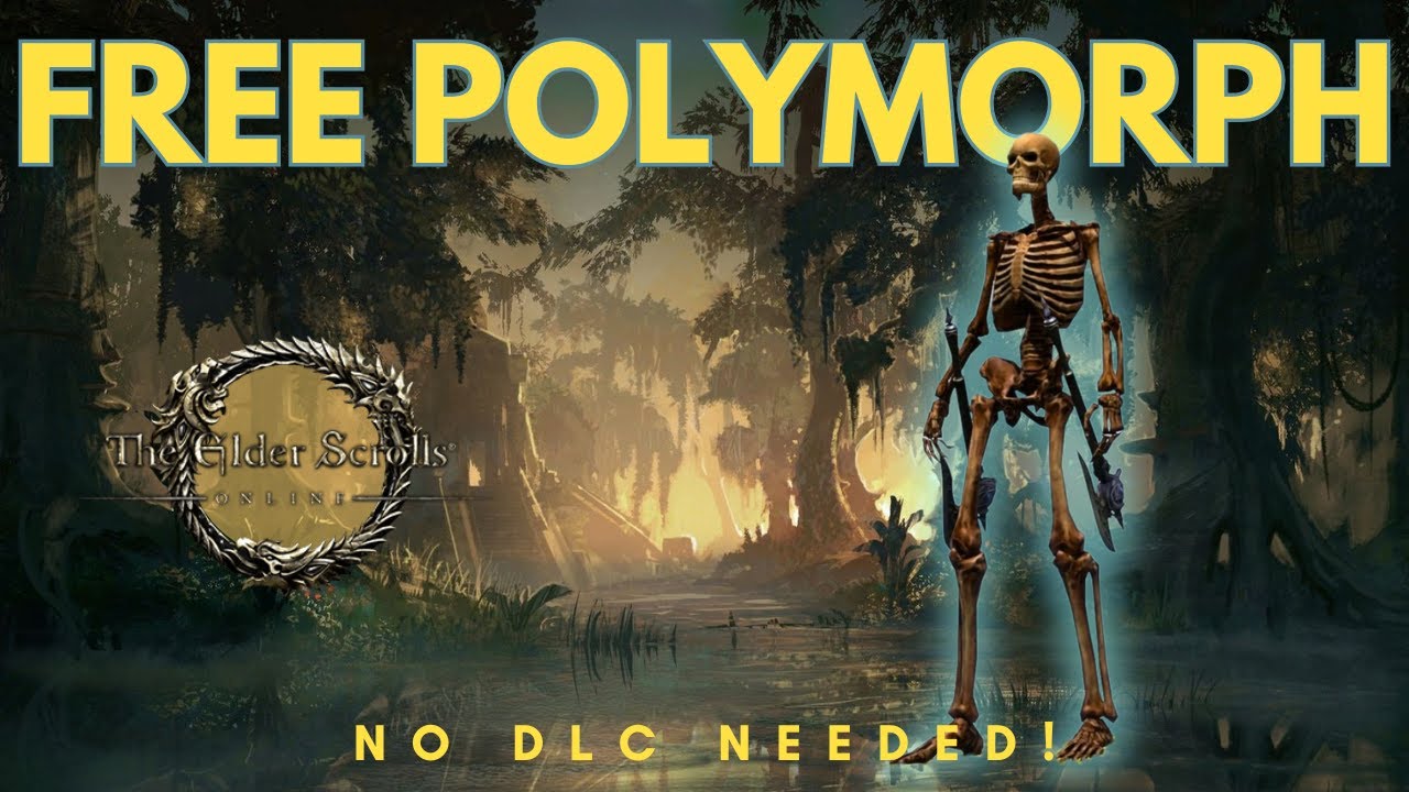 How to Get the Skeleton Polymorph in ESO (FREE No DLC Needed) QUICK GUIDE
