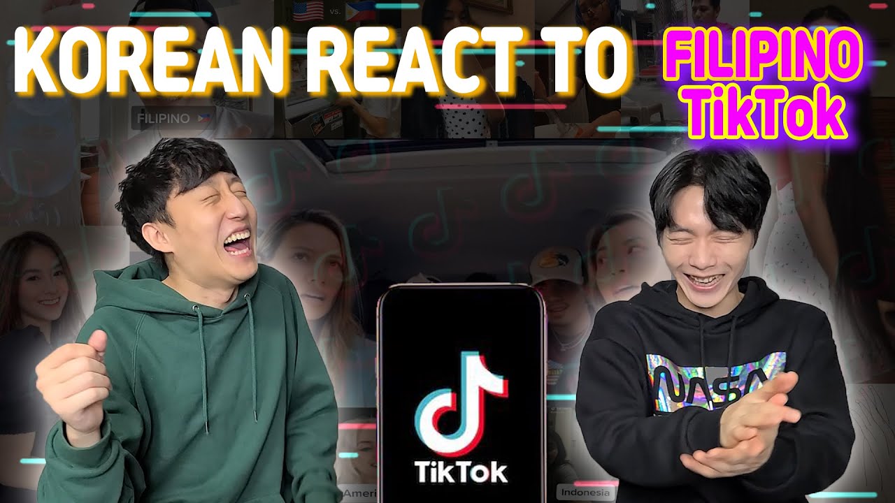 Korean Guys REACT to Filipino TikTok #2 Funny videos