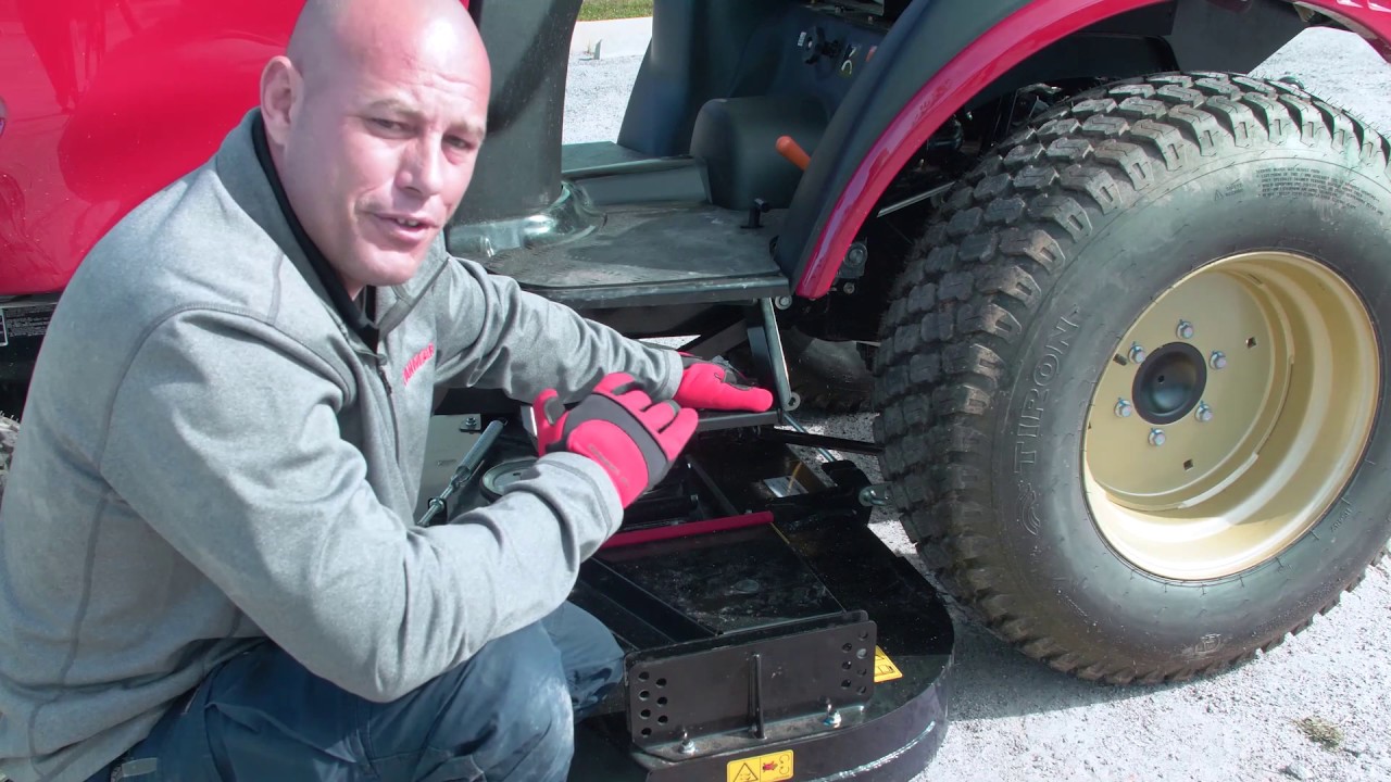 Mounting belly mower on your SA tractor