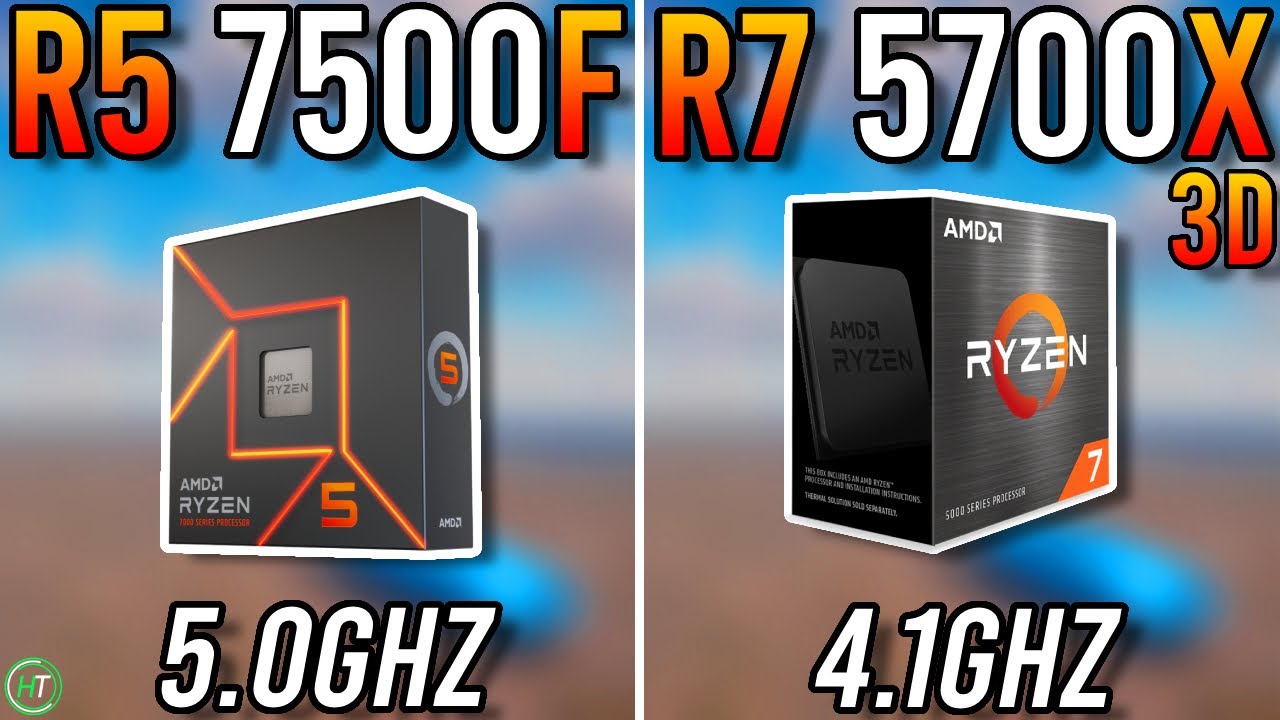 Ryzen 5 7500F vs Ryzen 7 5700X3D - Difference?
