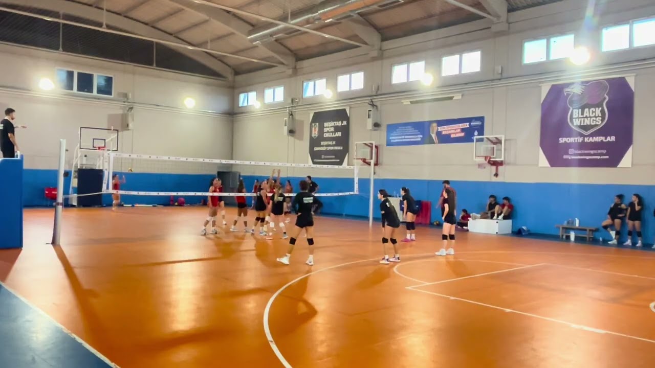2025 2026  HAZIRLIK MAÇI 1.SET KÜÇÜK BEYAZ- GALATASARAY (25-23)