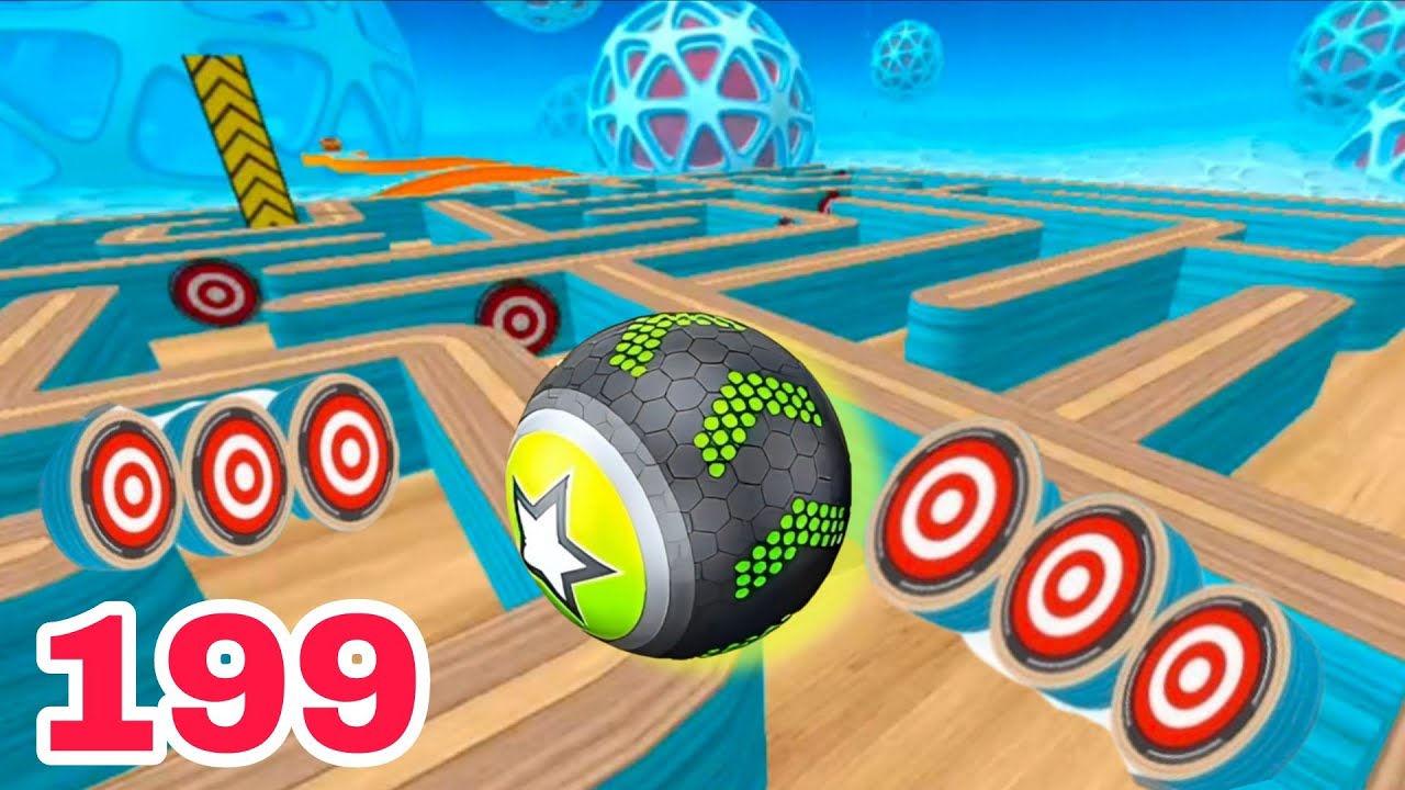Going Balls, SpeedRun, Going Balls Portal Run Gameplay Level 199