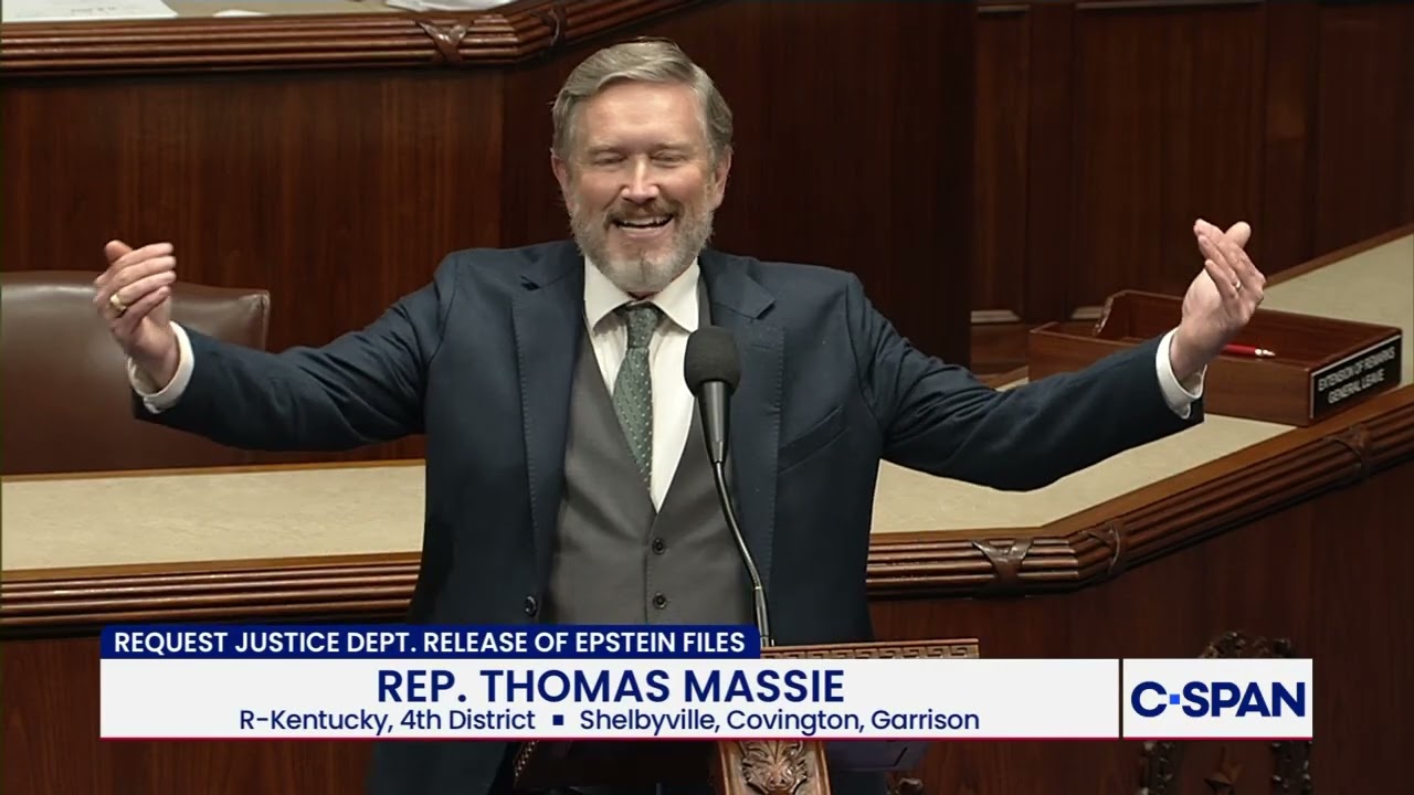 Rep. Thomas Massie (R-KY) o aktach Epsteina i postawieniu w stan oskarżenia sekretarza Hegsetha
