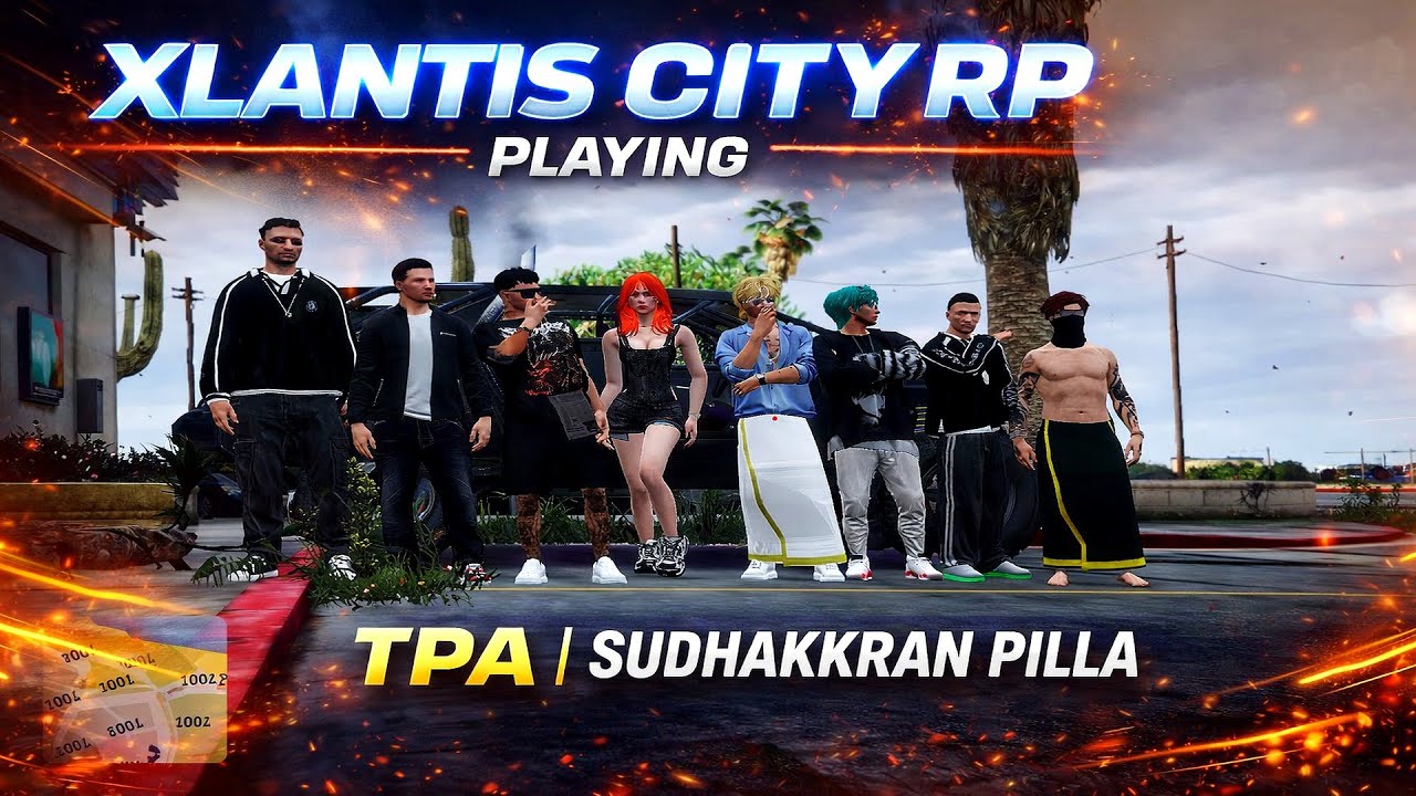 LIVE IN ROMAN AND XLANTIS CITY TPA SUDHAKARAN PILLA #XLANTISCity #XCRP #rp #malayalam #xlantisv3