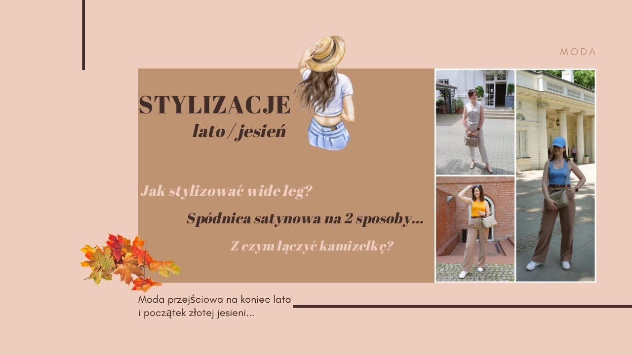 Jak stylizować: kamizelka, wide leg, spódnica satynowa | Szafa kapsułowa #37 | Basi To Pasi