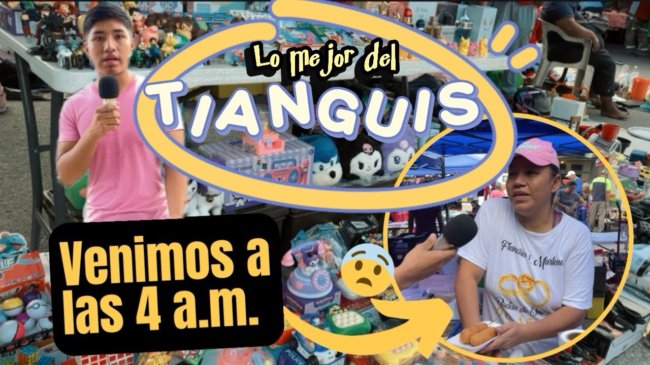 Visitando el tianguis 