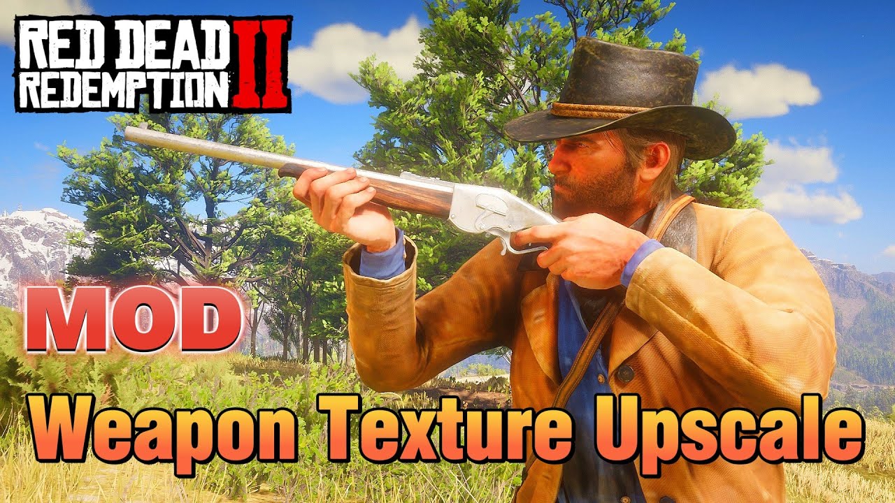 Red Dead Redemption 2 สอนลงม็อด Weapon Texture Upscale