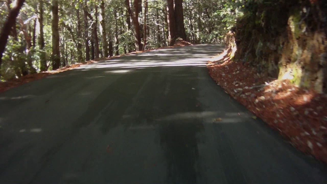 Cycling Big Basin Highway 236 (low camera angle)