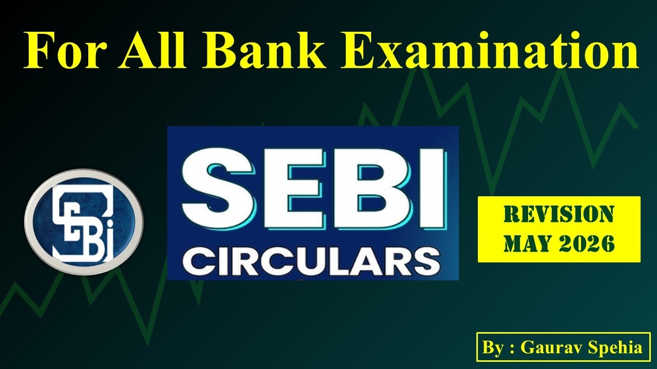 SEBI Circulars May 2026 | RBI Assistant | All Bank Exams | Financial Awareness
