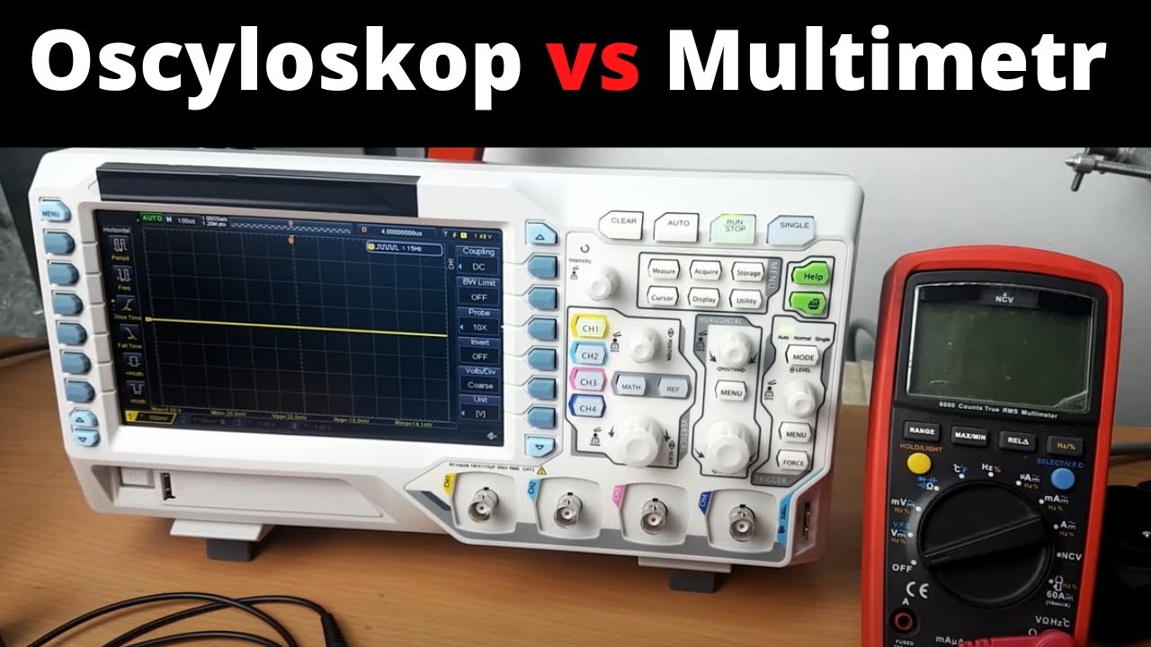 Oscyloskop vs multimetr - co to jest? do czego służy? analogowy vs cyfrowy oraz por&oacute;wnanie
