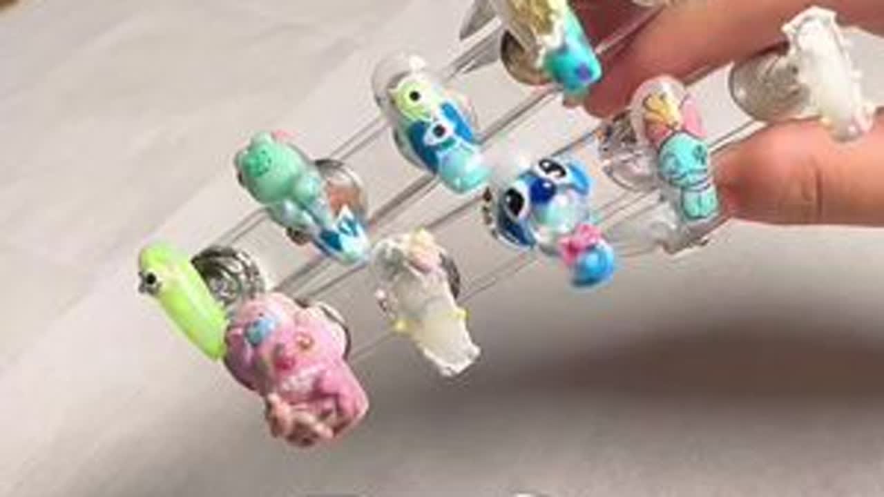 #穿戴甲 #沉浸式穿戴甲打包 款式制作过程明天发