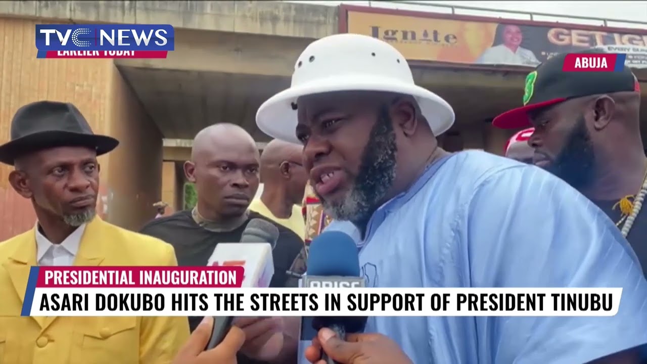 Asari Dokubo Hits The Streets In Support Of President Tinubu