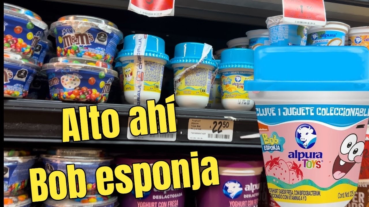 Fui a BUSCAR el PROMOCIONAL de ALPURA TOYS con Figuras de BOB ESPONJA