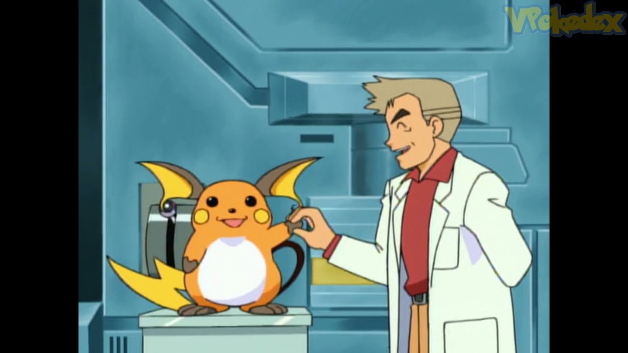 Raichu attacks Professor Oak | Professor Oak Funny Moments