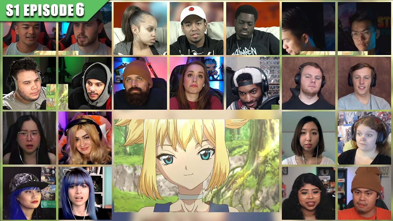 [Full Episode] Dr. Stone Season 1 Episode 6 Reaction Mashup | ドクターストーン
