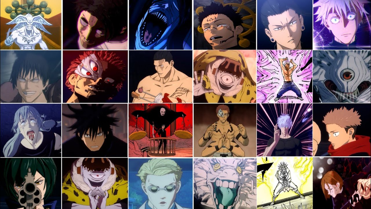 Jujutsu Kaisen Cursed Clash - All Domain Expansions