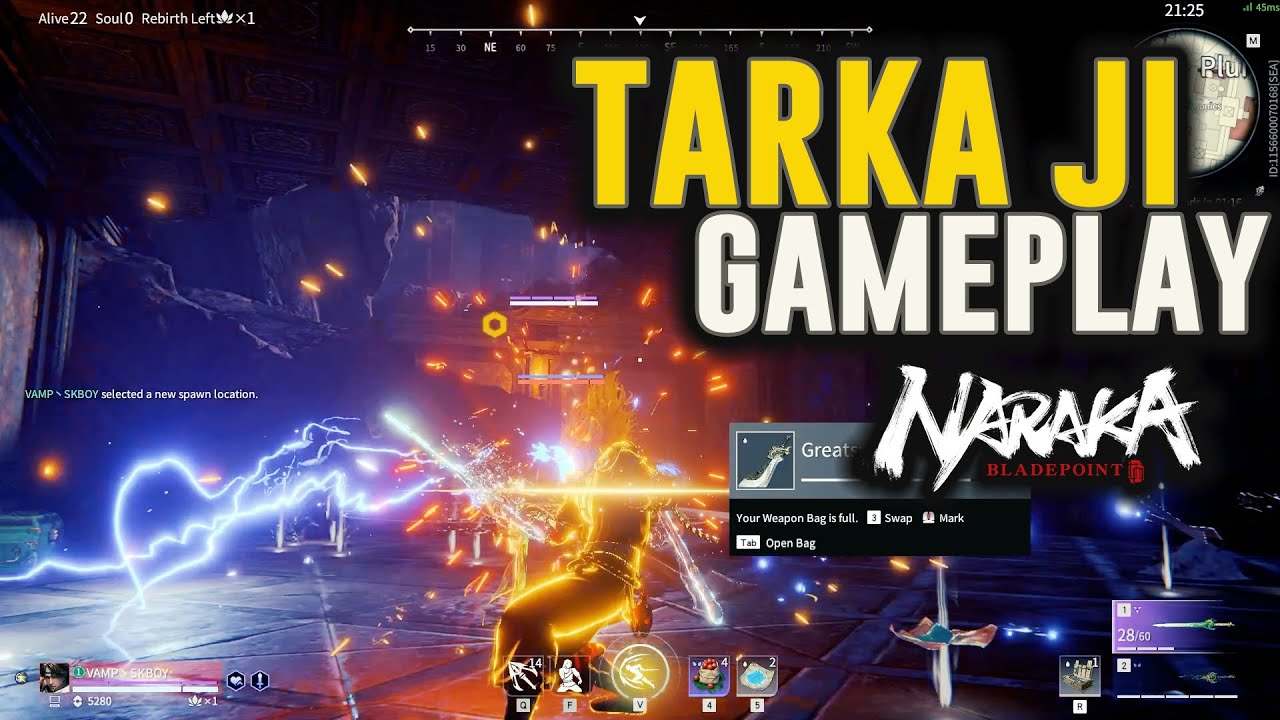 TARKA JI SOLO RANK GAMEPLAY EP.11 NARAKA: BLADEPOINT #narakabladepoint #skboynaraka