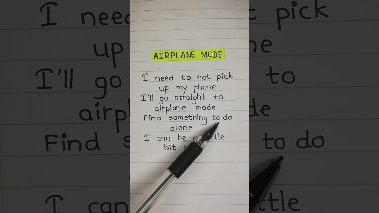 Airplane Mode Lyrics