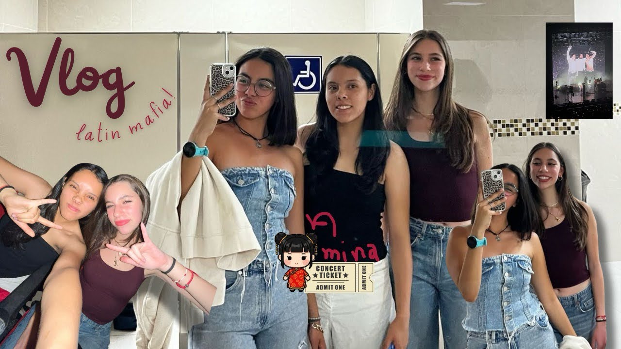 GRWM con amigas + Concierto de Latín Mafia!! // VLOG
