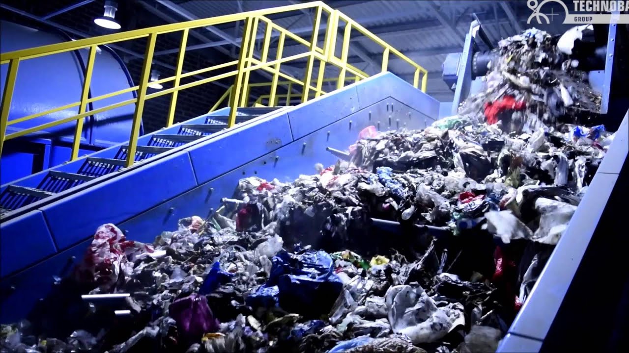 Municipal waste (MSW) sorting station in Latvia