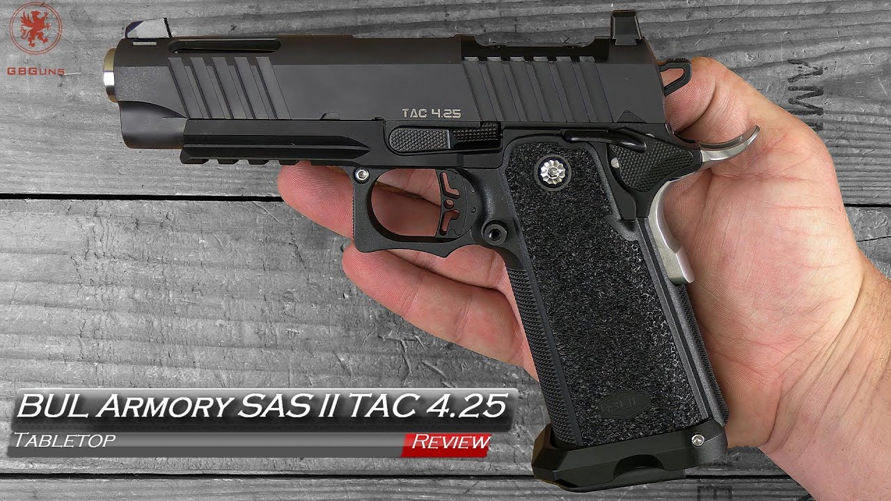 Обзор настольного оружия BUL Armory SAS II Tac 4.25 и полевая сборка