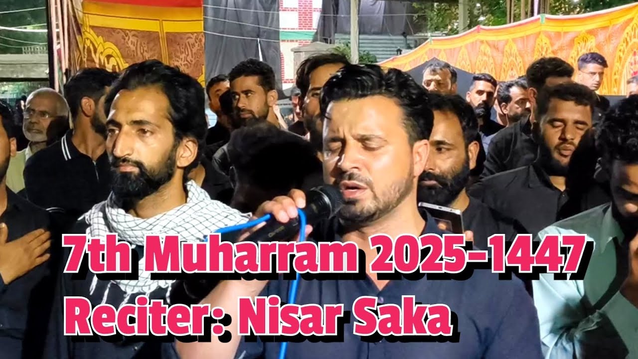 Heart Wrenching Nouha 😭😭 | Hy Hy Ali Akbar a.s | Nisar Saka |Gulshan bagh Nouha 2025 |#muharram2025