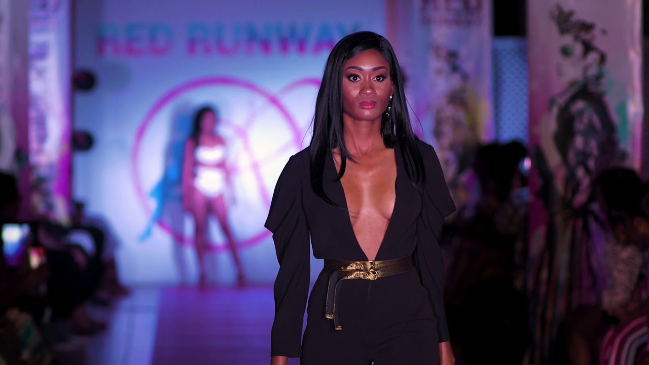 Red Runway Fashion Show