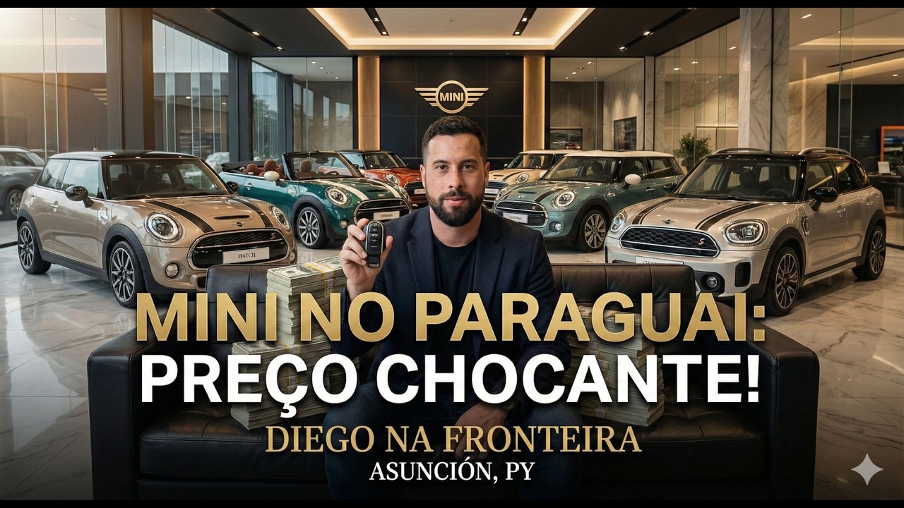 ENTREI na MINI & BMW no PARAGUAI 🇵🇾😳 O que ninguém mostra em Assunção!