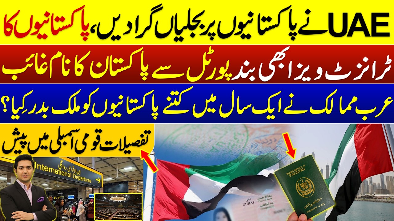UAE Suspended Transit Visa for Pakistanis | How many Pakistanis Deported from Gulf Countries | ANS |