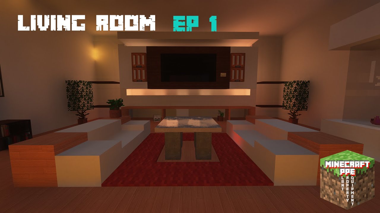Minecraft : How to Build a Living Room Tutorials