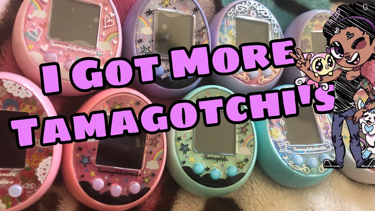 Unboxing Purple Fantasy & Pink Magical Tamagotchi Meets