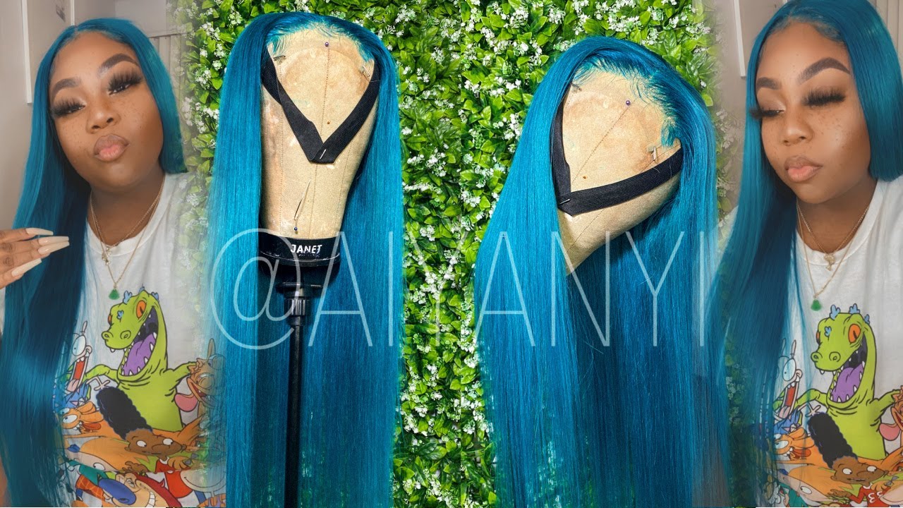 THE PERFECT TEAL HAIR FOR DARK SKIN || WATER COLOR METHOD || ULA 613 HAIR